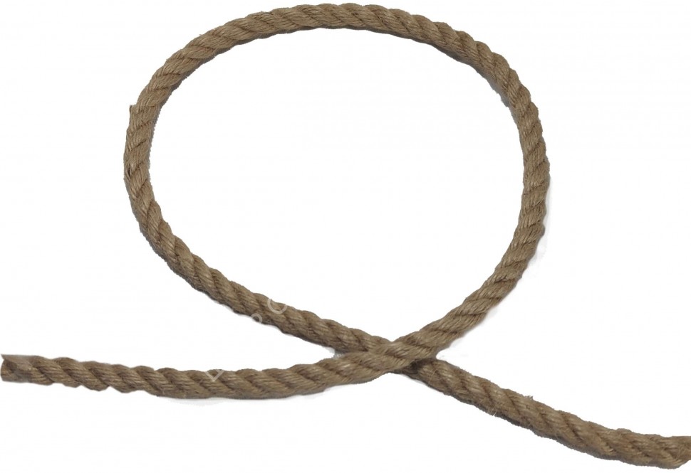 Веревка джутовая 6 мм